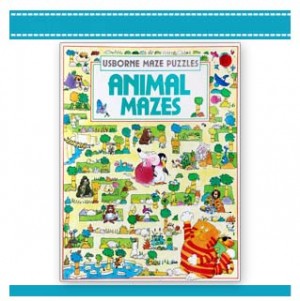 animal mazes puzzle book